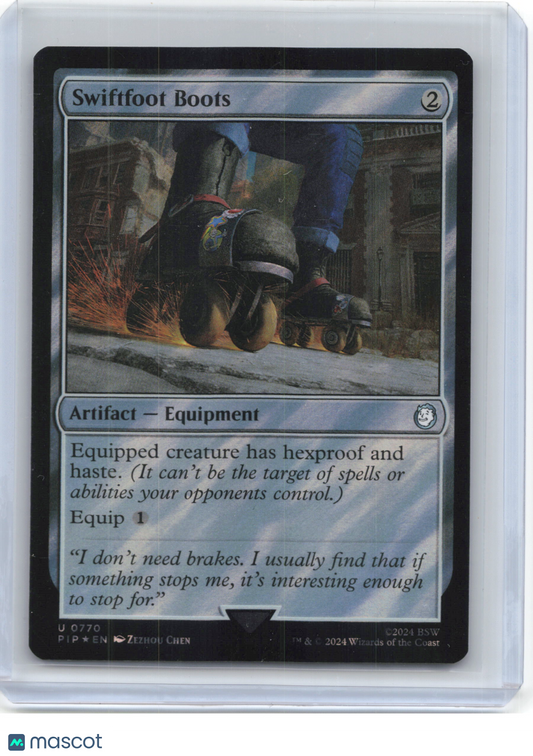 2024 —Swiftfoot Boots #770 MTG:-Universes Beyond: Fallout— Surge Foil