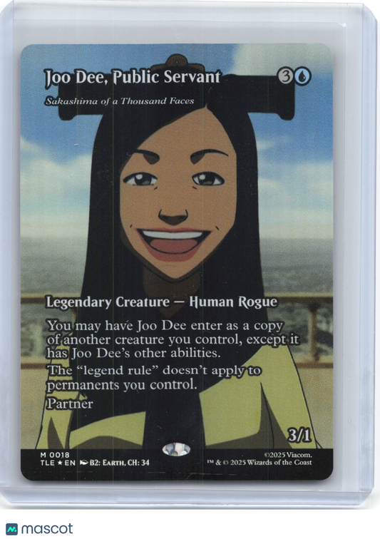 2025 Magic: The Gathering—Joo Dee, Public Servant #18 ATLA: Eternal-Legal— Foil