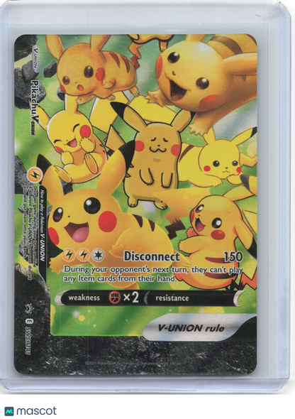 2021 Pokemon—Pikachu V-Union #SWSH141 Sword & Shield Promo Cards—(Set of 4)