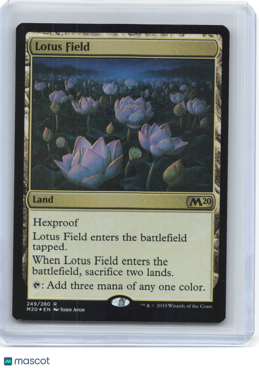 Magic: The Gathering—Lotus Field #249 Core Set 2020—Rare Foil