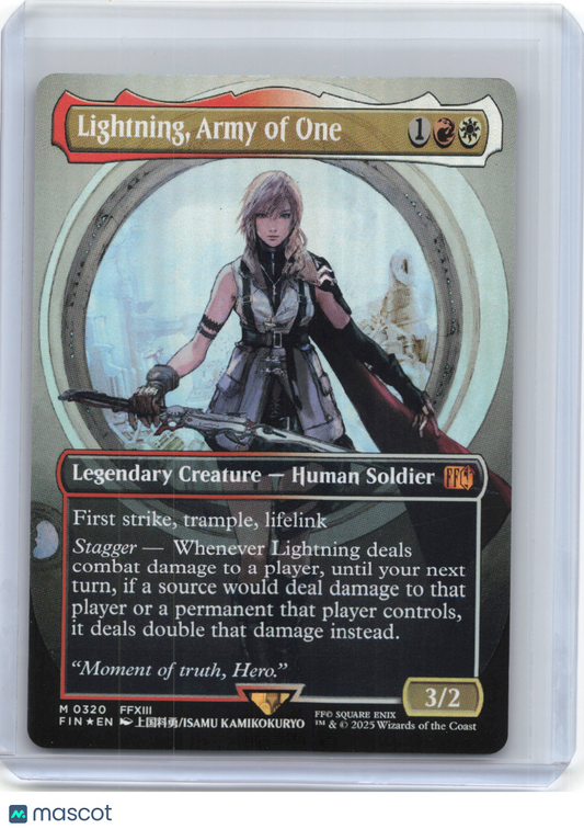 —Lightning #320 2025 Magic: The Gathering Universes Beyond Final Fantasy—Foil
