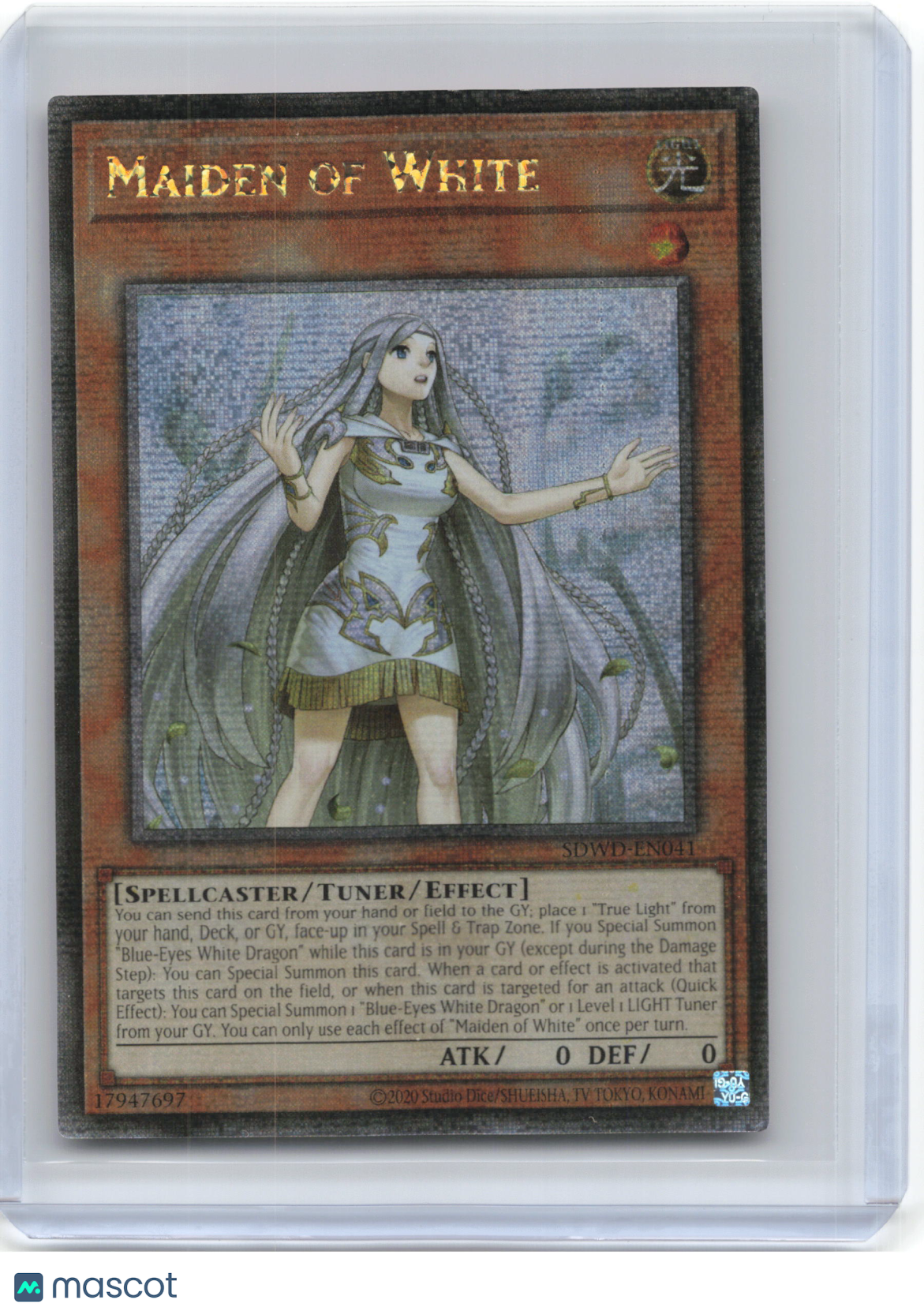 2024 Yu-Gi-Oh! TCG—Maiden of White #SDWD-EN041 —Quarter Century Secret Rare Foil