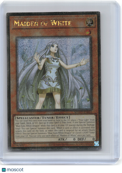 2024 Yu-Gi-Oh! TCG—Maiden of White #SDWD-EN041 —Quarter Century Secret Rare Foil