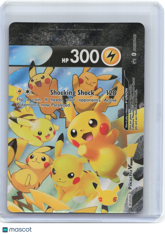 2021 Pokemon—Pikachu V-Union #SWSH144 Sword & Shield Promo Cards—(Set of 4)