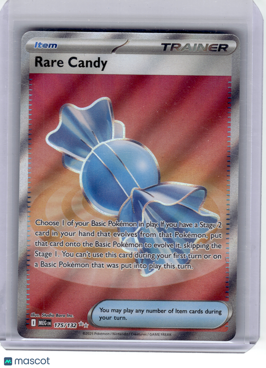 2025 Pokemon—Rare Candy #175 Mega Evolution—Ultra Rare Holo