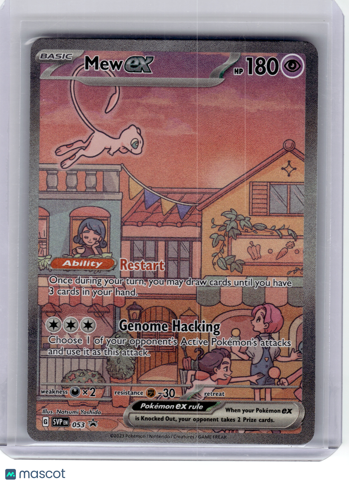 2023 Pokemon—Mew EX #EN 053 Scarlet & Violet—Black Star Promo Holo [LP]