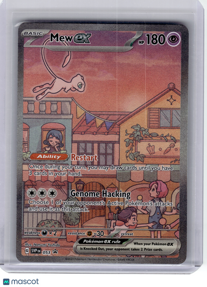 2023 Pokemon—Mew EX #EN 053 Scarlet & Violet—Black Star Promo Holo [LP]