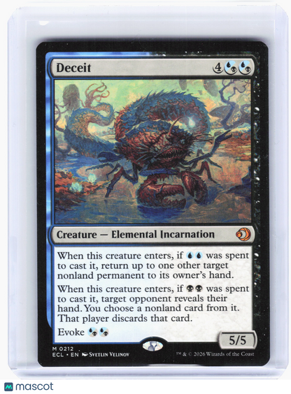 2026 Magic: The Gathering—Deceit #0212 Lorwyn Eclipsed (ECL)—Mythic Nonfoil