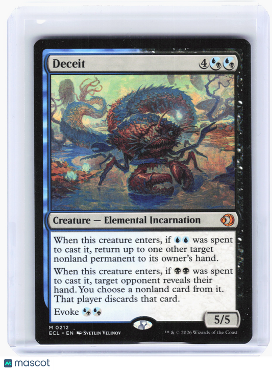 2026 Magic: The Gathering—Deceit #0212 Lorwyn Eclipsed (ECL)—Mythic Nonfoil