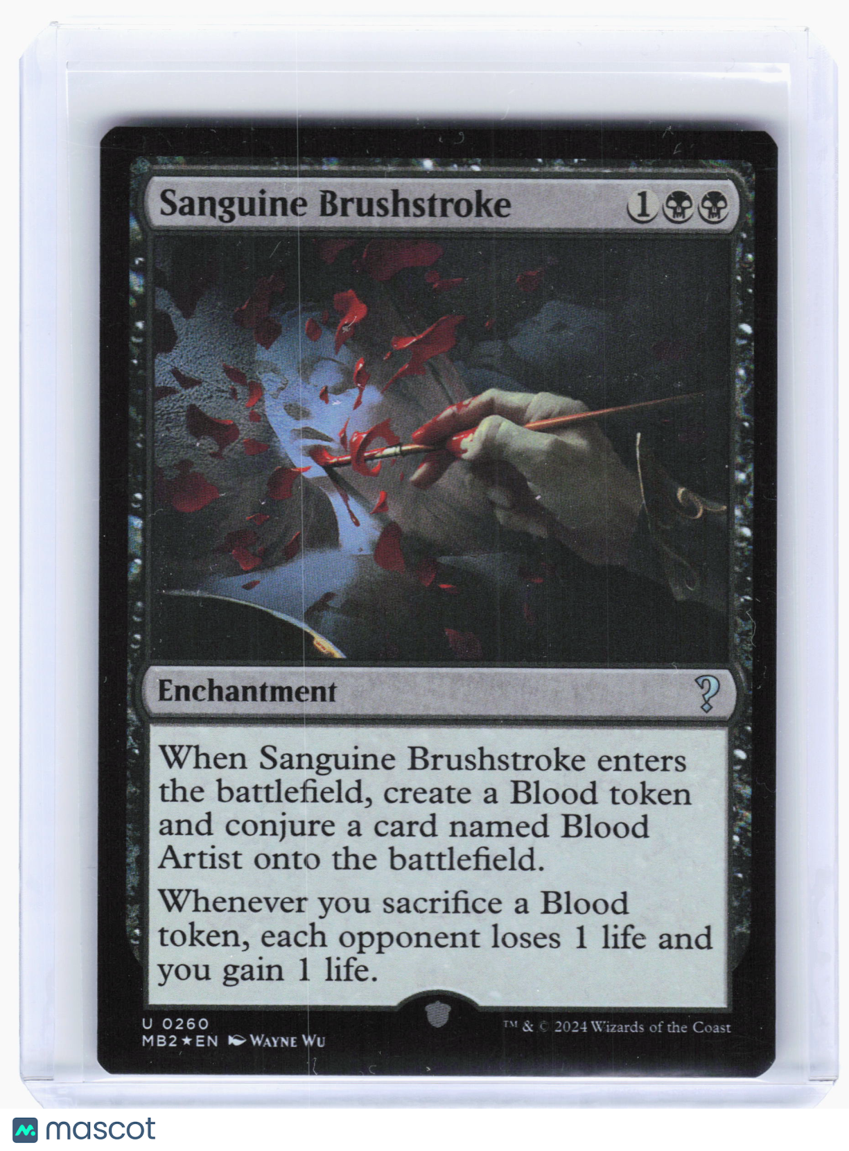 2024 Magic: The Gathering—Sanguine Brushstroke #0260 Mystery Booster 2—Foil