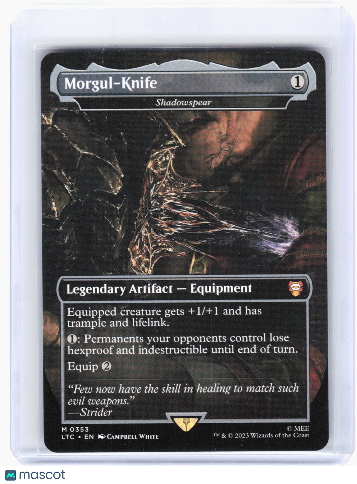 2023 Magic: The Gathering—Morgul-Knife #0353 LTC—Mythic Nonfoil