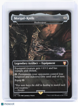 2023 Magic: The Gathering—Morgul-Knife #0353 LTC—Mythic Nonfoil
