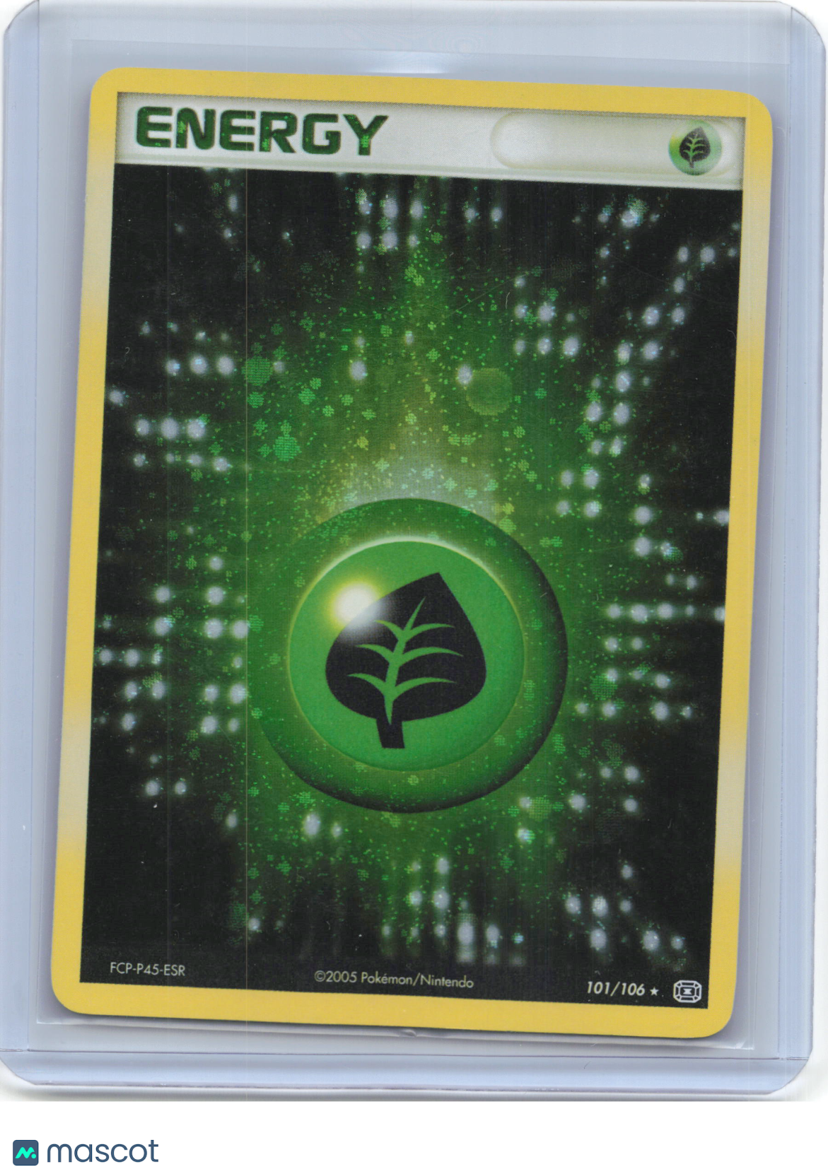 2005 Pokemon—Grass Energy #101/106 Emerald—Holo Rare Holo