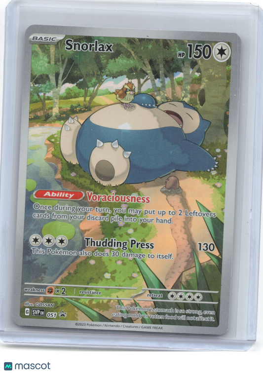 2023 Pokemon—Snorlax #SVP EN 051 Scarlet & Violet Promo Cards—Black Star Promo