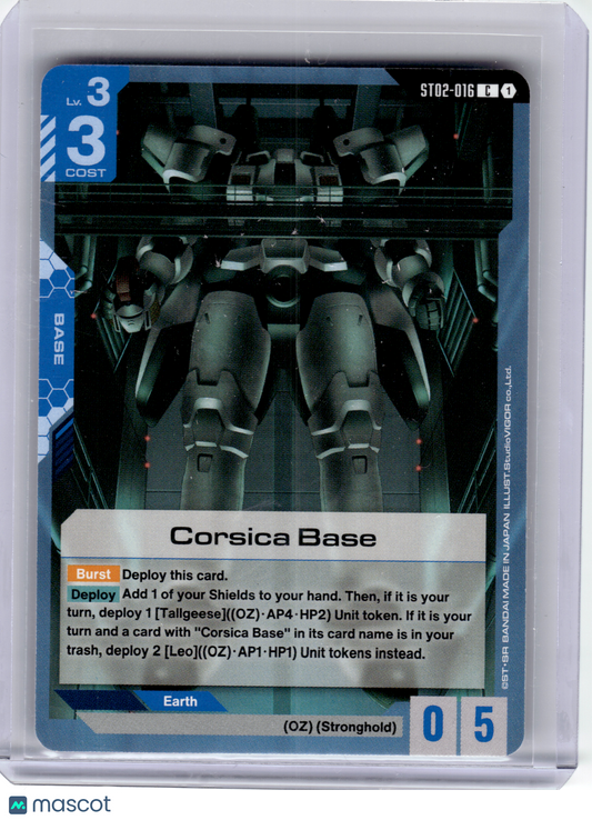 2023 Gundam CG—Corsica Base #ST02-016 Starter Deck 02: Wings of Advance—Common