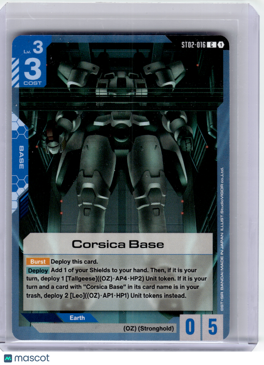 2025 Gundam CG—Corsica Base #ST02-016 Starter Deck 02: Wings of Advance—Common