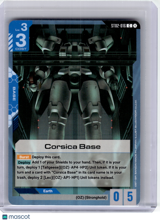 2025 Gundam CG—Corsica Base #ST02-016 Starter Deck 02: Wings of Advance—Common