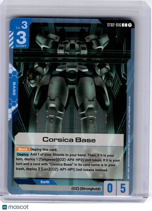 2025 Gundam CG—Corsica Base #ST02-016 Starter Deck 02: Wings of Advance—Common