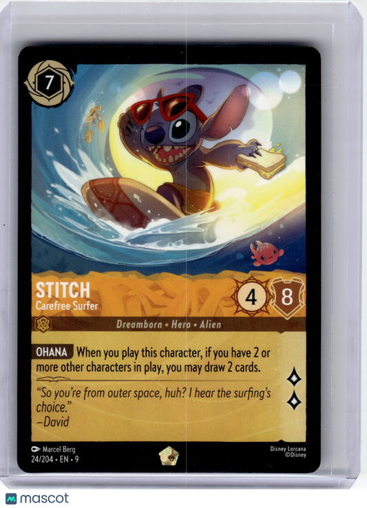 2026 Disney Lorcana—Stitch #24/204 Winterspell—Legendary