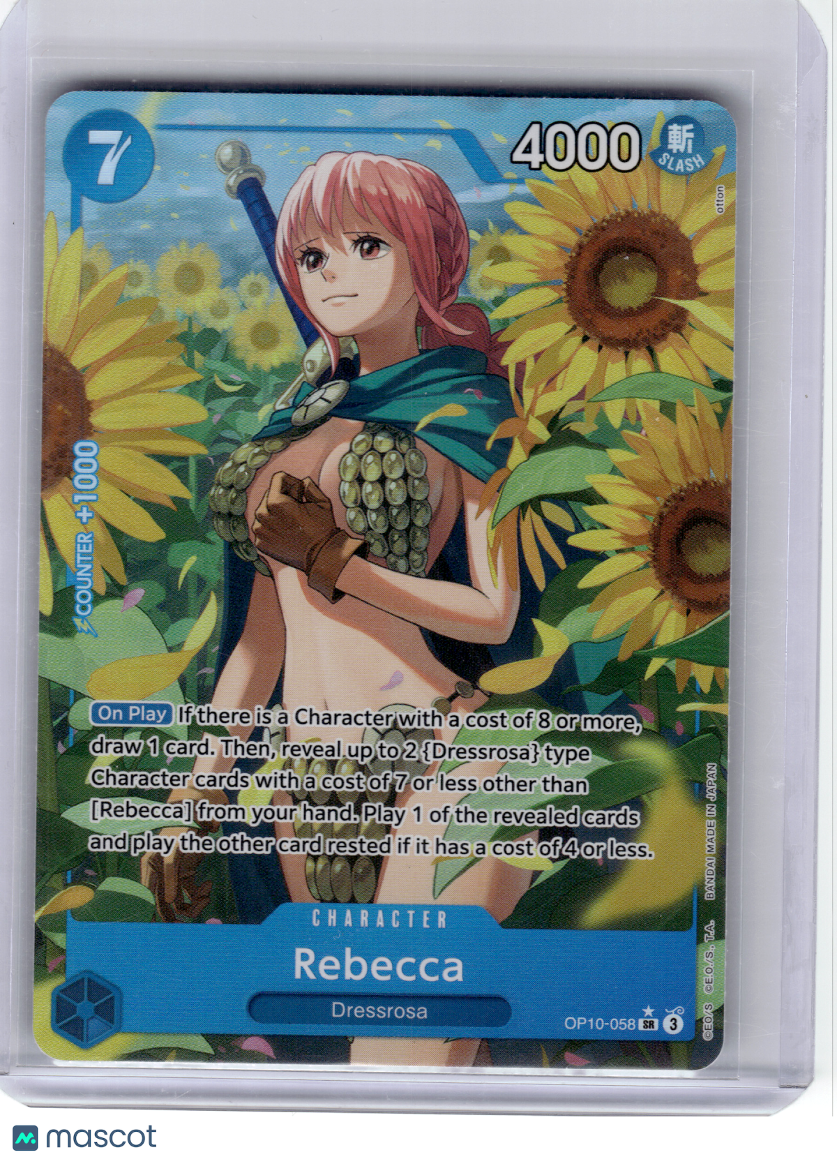 2025 One Piece—Rebecca #OP10-058 Royal Blood—Super Rare Foil [Alt Art ...