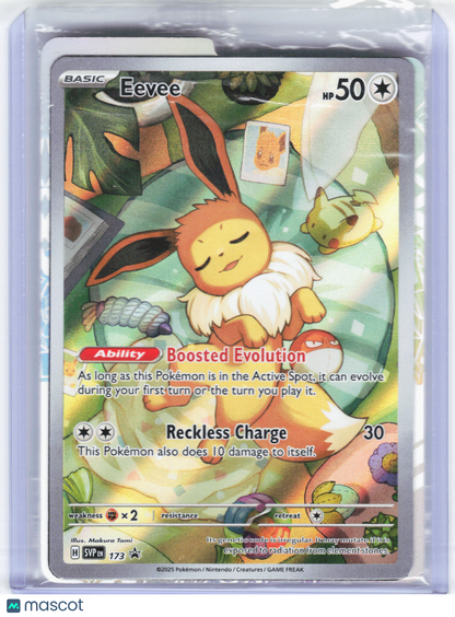 2025 Pokemon—Eevee #173 Scarlet & Violet—Black Star Promo Holo [Sealed]