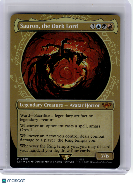 2023 Magic: The Gathering—Sauron, the Dark Lord #0329 LTR—Mythic Foil