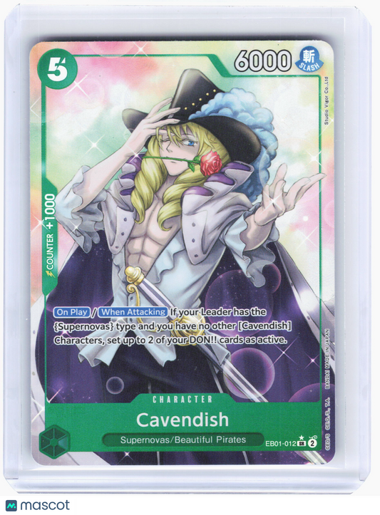 2024 One Piece—Cavendish #EB01-012 Memorial Collection—Super Rare Foil [Alt Art]