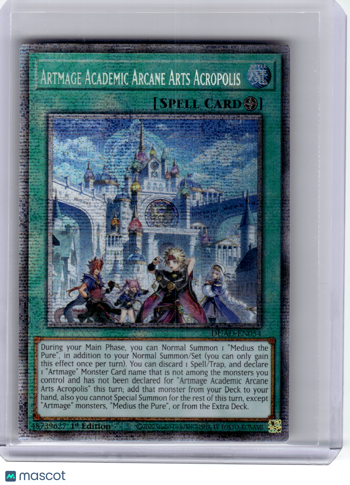 2014 YuGiOh!—Artmage Academic Arcane Arts Acropolis #EN054 DUAD—SR Foil (1st Ed)