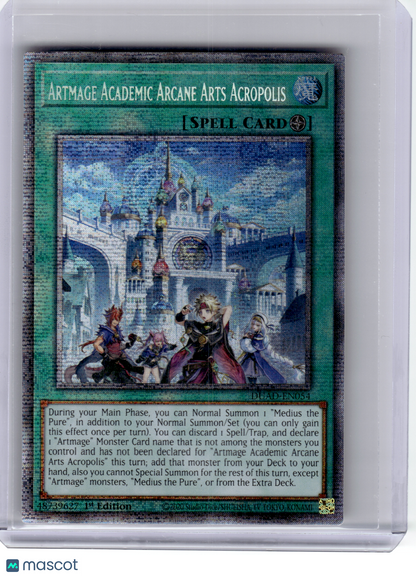 2014 YuGiOh!—Artmage Academic Arcane Arts Acropolis #EN054 DUAD—SR Foil (1st Ed)