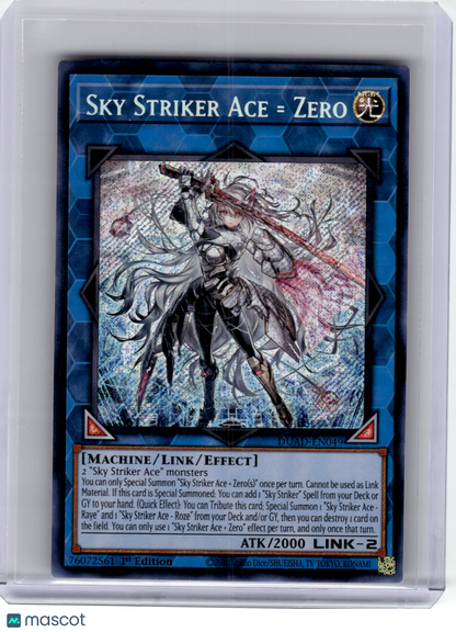 2025 YuGiOh!—Sky Striker Ace - Zero #EN049 Duelist's Advance—SR Foil (1st Ed.)