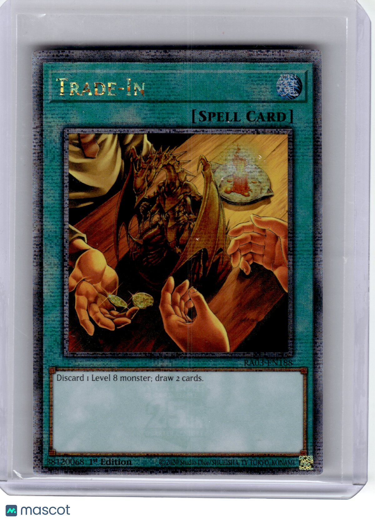2020 YuGiOh!—Trade-In RA03-EN188 Quarter Century Bonanza—QSCR Foil (1st Edition)