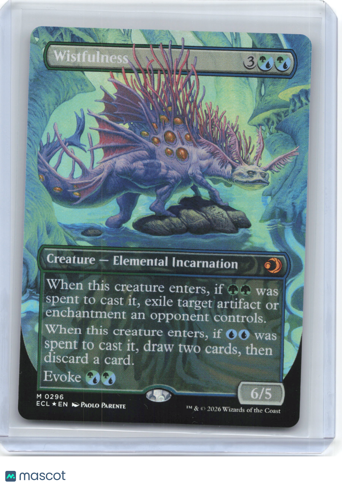 2026 Magic: The Gathering—Wistfulness#296 Lorwyn Eclipsed—Mythic Foil