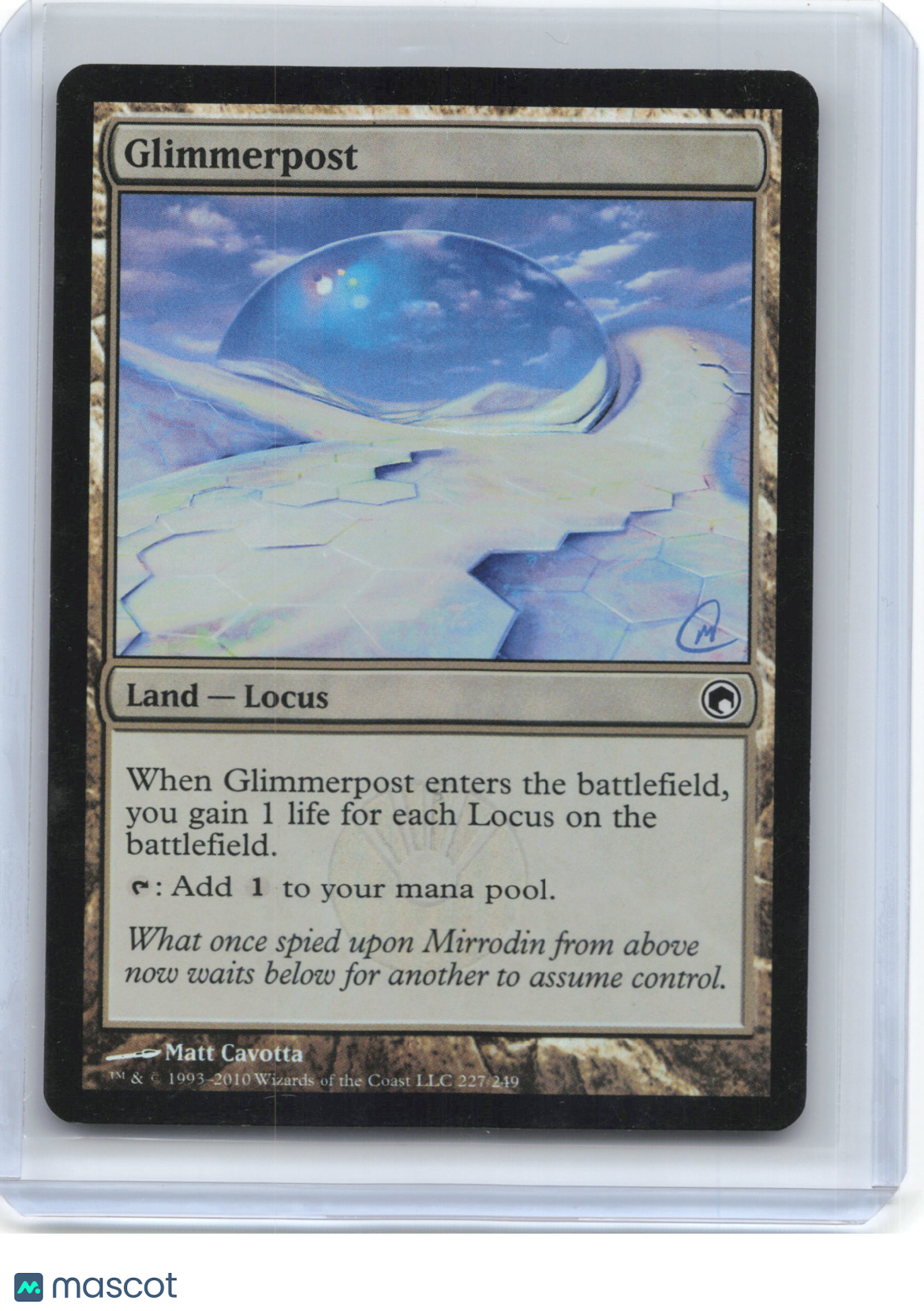 2010 Magic: The Gathering—Glimmerpost #227 Scars of Mirrodin—Common Foil