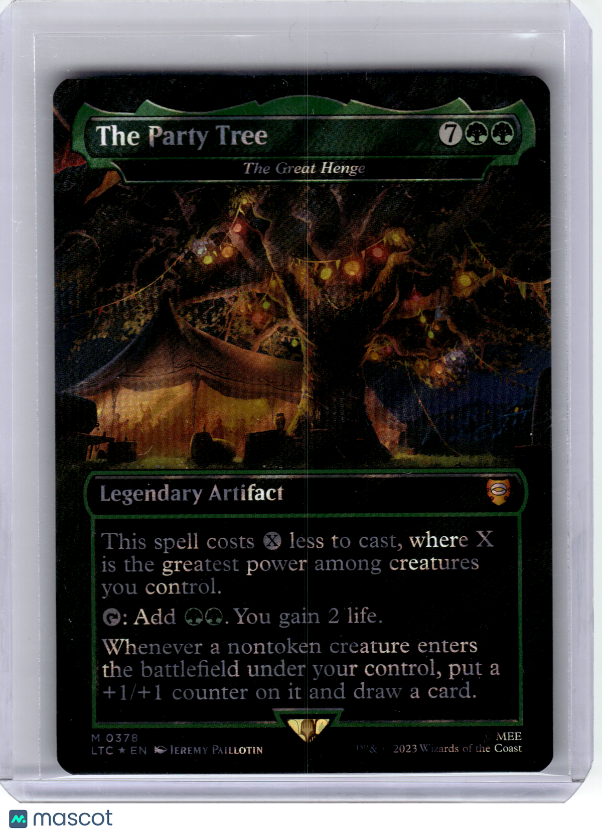 2023 Magic: The Gathering—The Great Henge The Party Tree #378 LTC—M Surge Foil