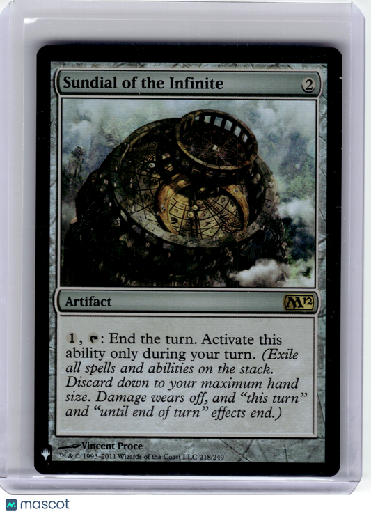 2026 MagicTG—Sundial of the Infinite #218/249 The List Reprints—Rare Foil