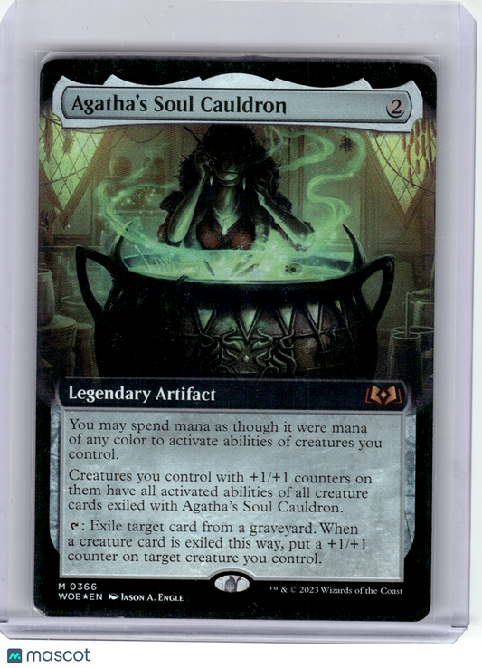 2023 Magic: The Gathering—Agatha's Soul Cauldron #366 WOE—M Foil (Extended Art)