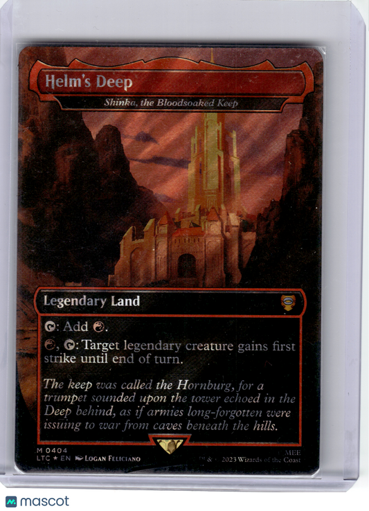 2023 Magic: The Gathering—Helm's Deep #404 LTC—Mythic Surge Foil (Borderless)