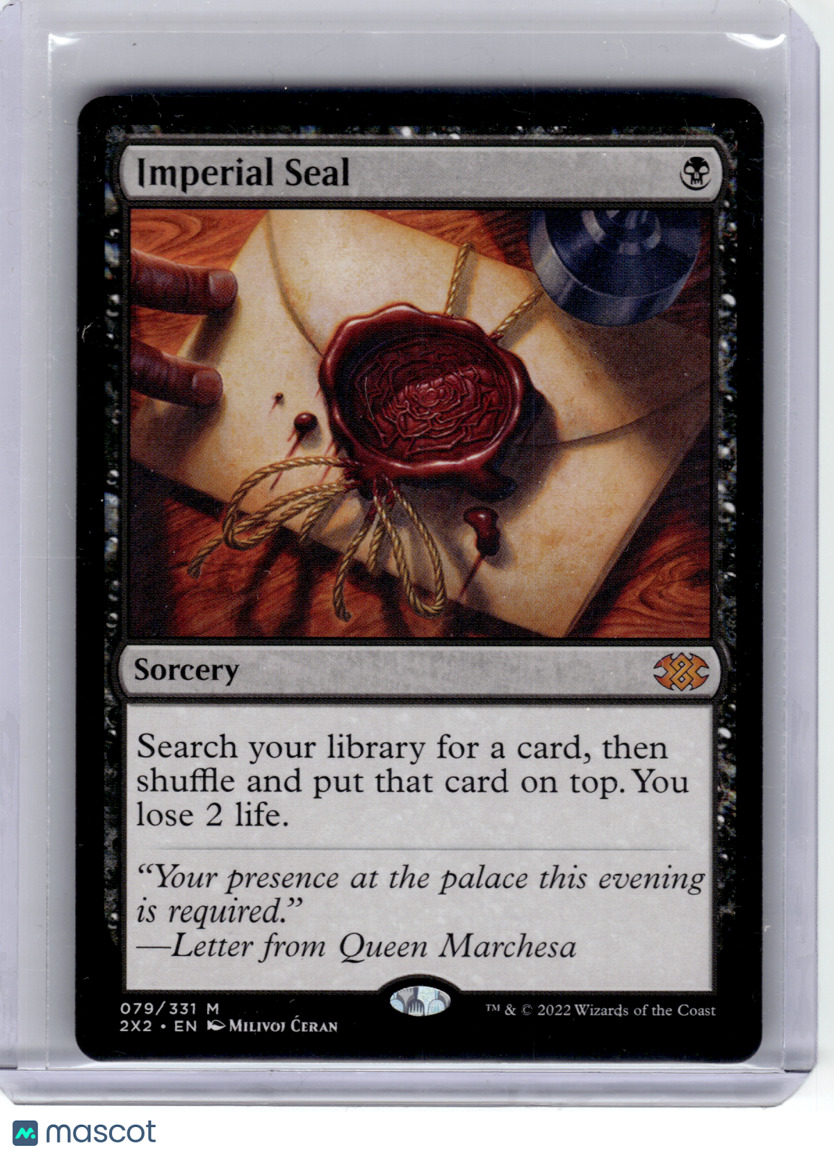 2022 Magic: The Gathering—Imperial Seal #79 Double Masters 2X2—Mythic Non-Foil