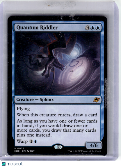 2025 Magic: The Gathering—Quantum Riddler #72 Edge of Eternities—Mythic Non-Foil