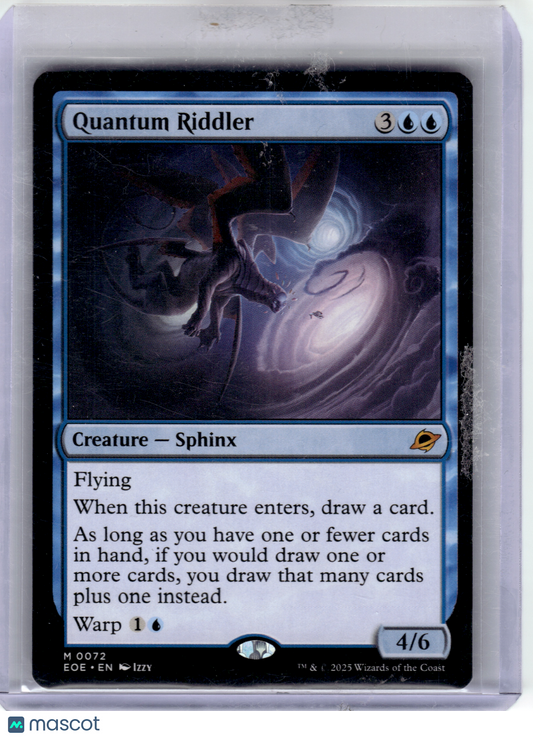 2025 Magic: The Gathering—Quantum Riddler #72 Edge of Eternities—Mythic Non-Foil