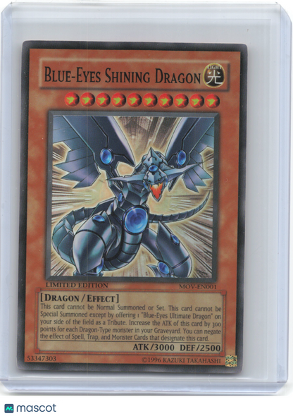 2004 Yu-Gi-Oh! TCG—Blue-Eyes Shining Dragon #MOV-EN001 (MOV)—Super Rare Foil