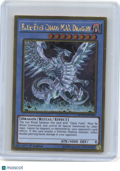 2016 Yu-Gi-Oh!—Blue-Eyes Chaos MAX Dragon #MVP1-ENG04 (MVP1-ENG)—Gold Rare Foil