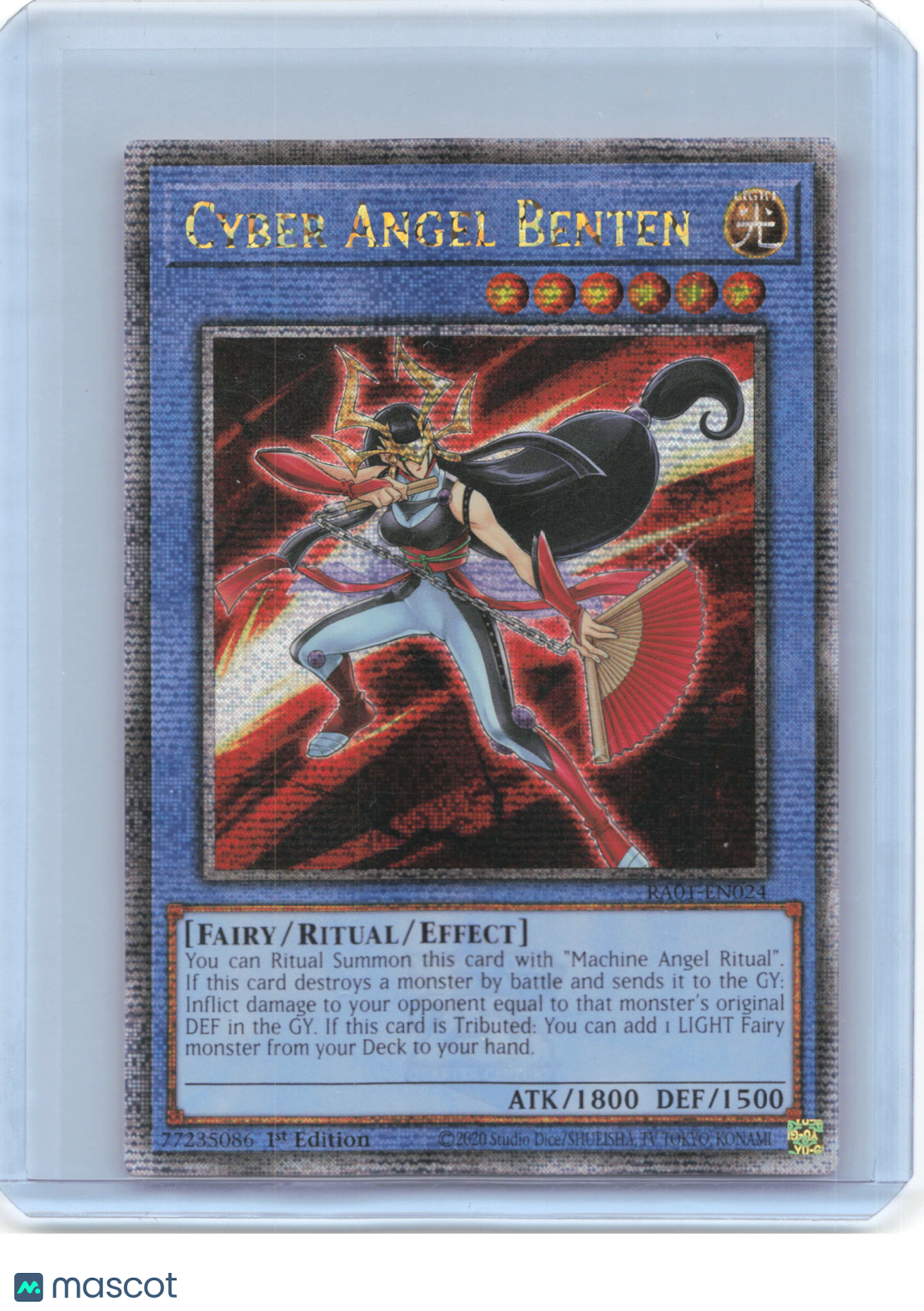 2023 Yu-Gi-Oh! TCG—Cyber Angel Benten #RA01-EN024 (RA01)—QCSR Foil