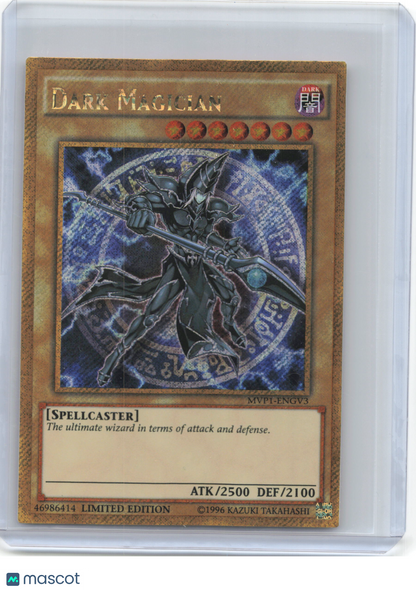 2016 Yu-Gi-Oh!—Dark Magician  #MVP1-ENGV3 (MVP1-ENG)—Gold Secret Rare Foil