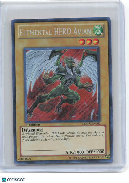 2011 YuGiOh!—Elemental HERO Avian #LCGX-EN002 Legendary Collection 2—SR Foil(MP)
