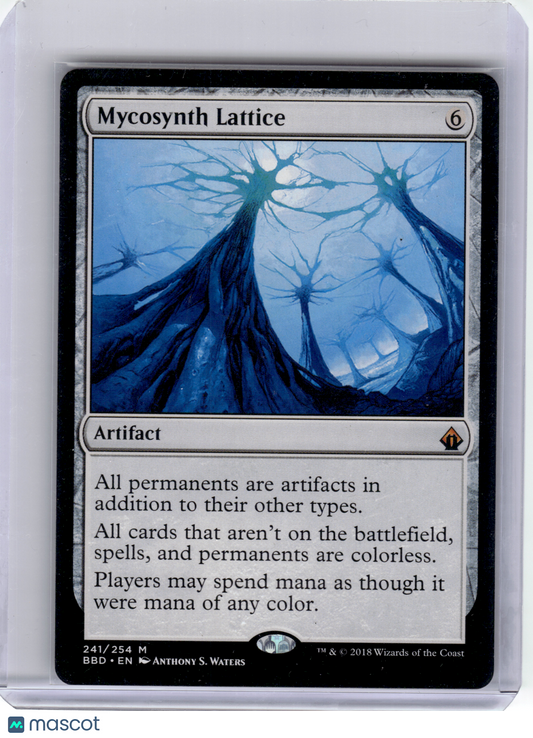 2018 Magic: The Gathering—Mycosynth Lattice #241 Battlebond—Mythic Non-Foil