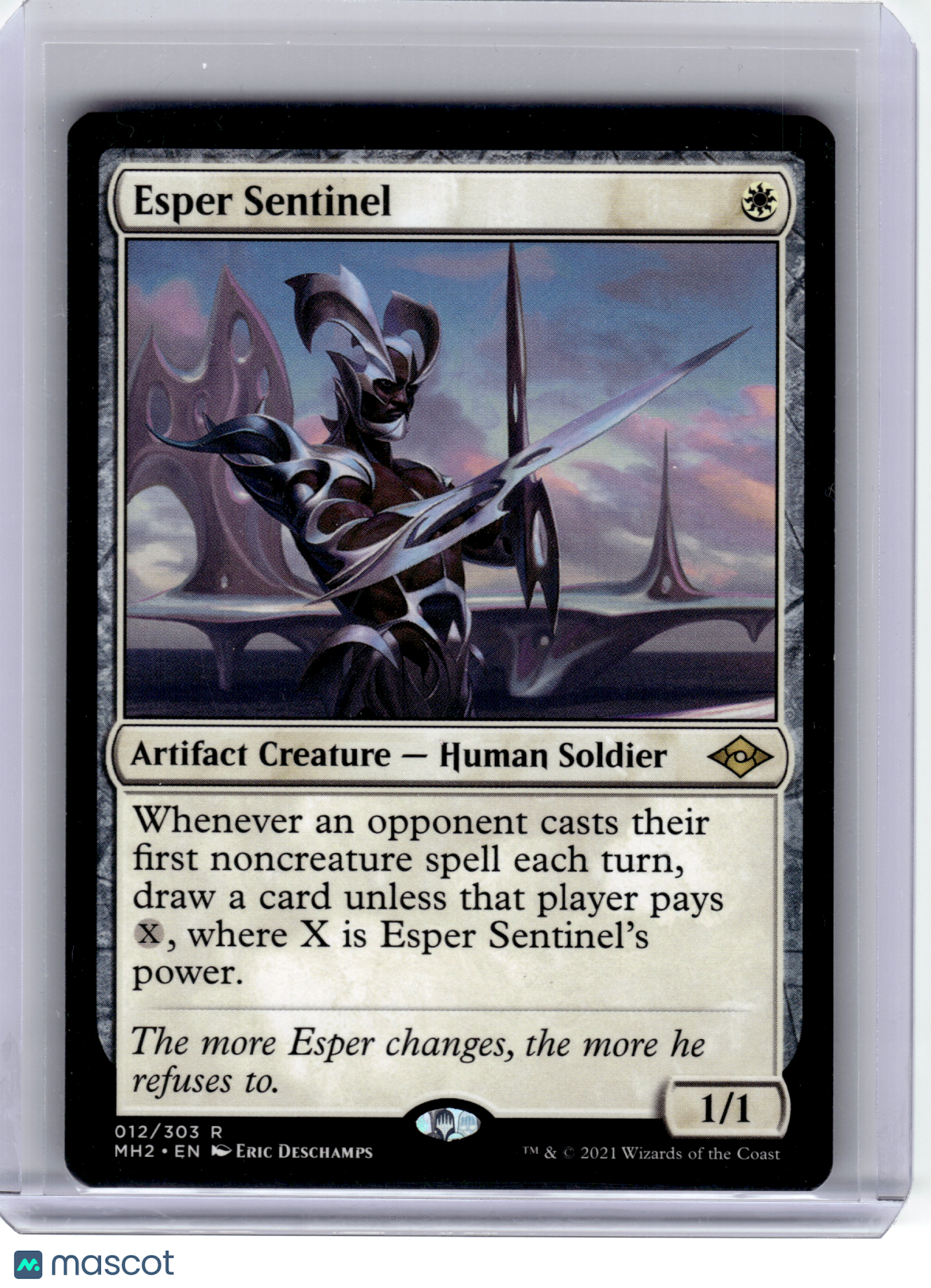 2021 Magic: The Gathering—Esper Sentinel #12 Modern Horizons 2—Rare Non-Foil