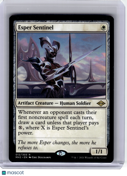 2021 Magic: The Gathering—Esper Sentinel #12 Modern Horizons 2—Rare Non-Foil