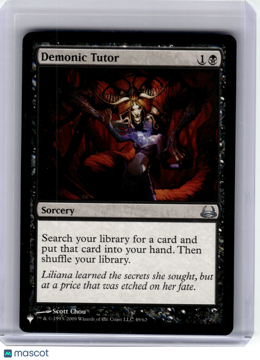 2009 Magic: The Gathering—Demonic Tutor #49 The List Reprints—Uncommon Non-Foil