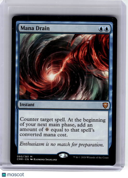 2020 Magic: The Gathering—Mana Drain #80 Commander Legends—Mythic Non-Foil